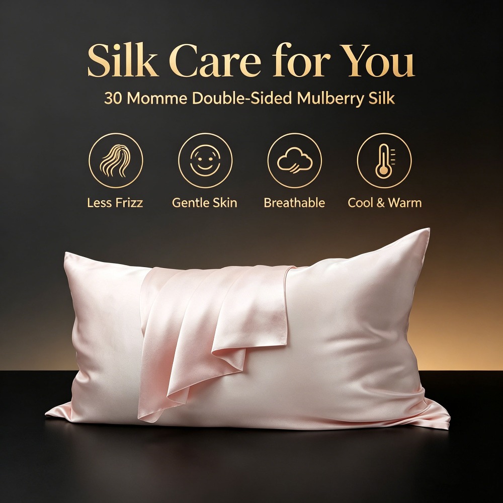 Home Improvement Business - Luxury 30 Momme Double-Sided Mulberry Silk