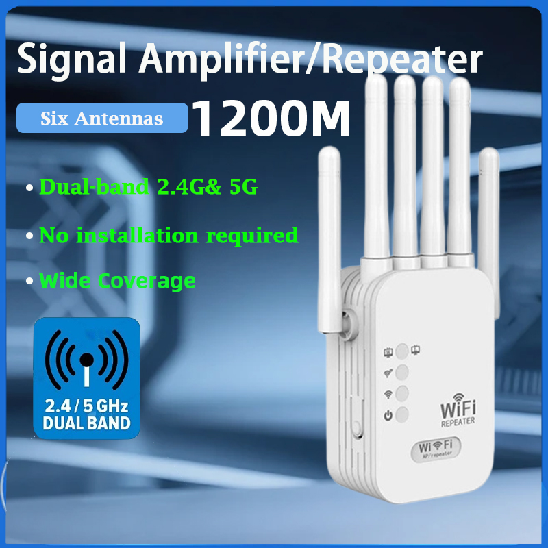 Home Improvement And Hardware - KATORD 1200Mbps Wireless WiFi Repeater 2.4G&5G