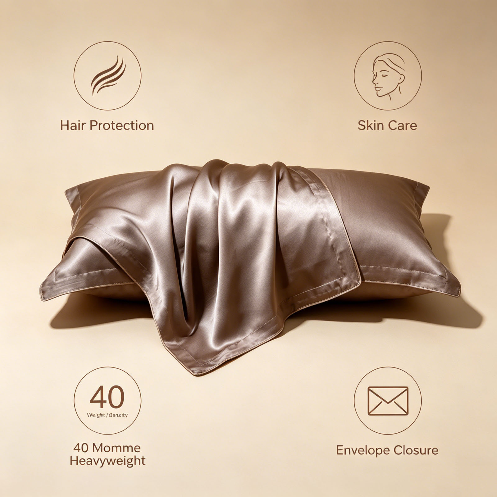 2 Pcs Silk Pillowcase Queen Si - огляд і ціна Home Improvement Business