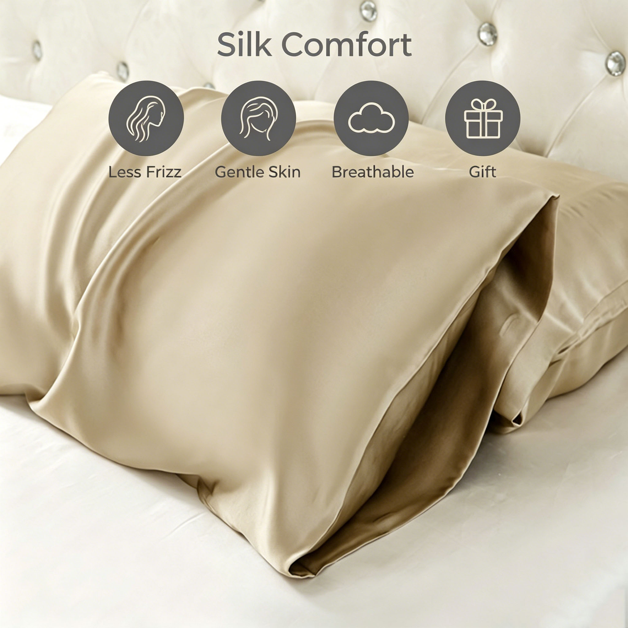 Silk Pillowcase 19 Momme 100%  - огляд і ціна Home Improvement Business