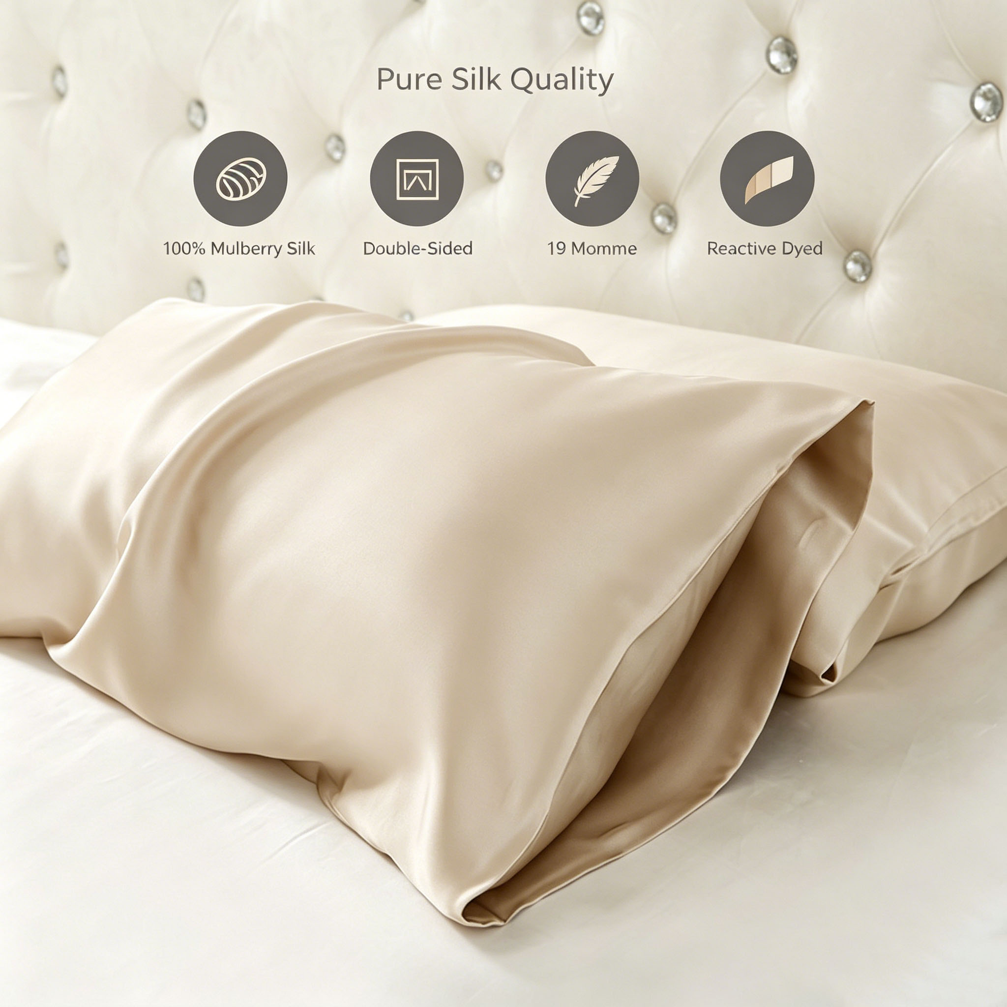Silk Pillowcase 19 Momme 100%  - огляд і ціна Home Improvement Business