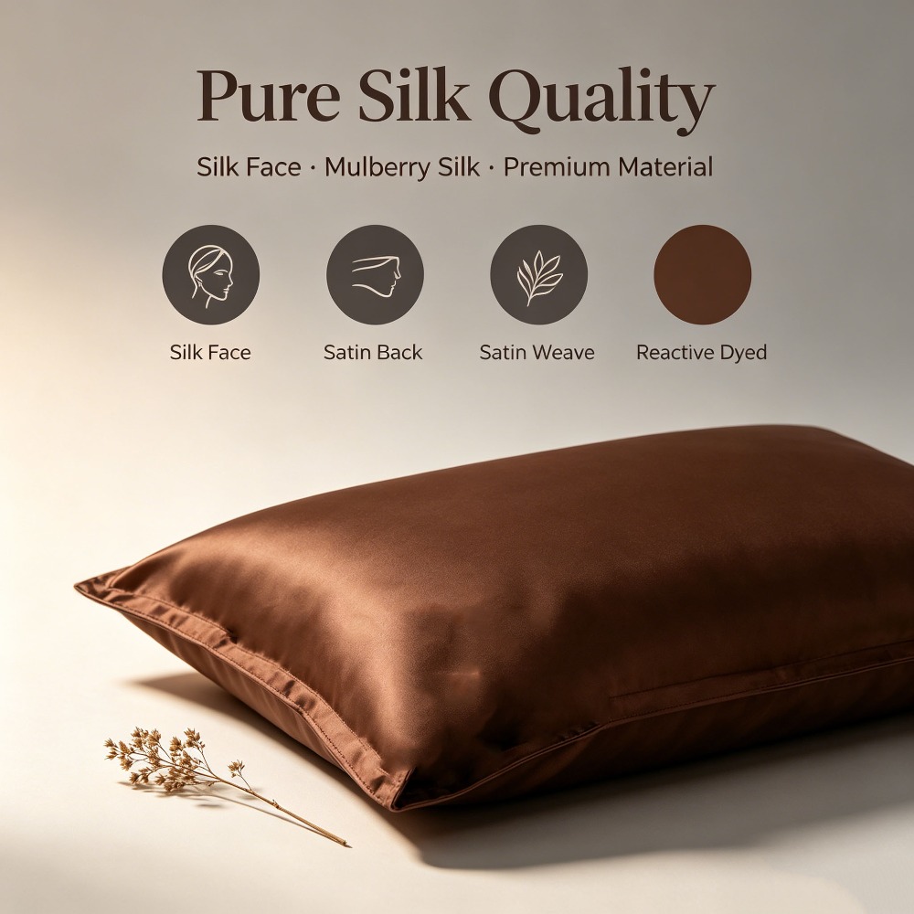 Silk Face Mulberry Silk Pillow - огляд і ціна Home Improvement Business