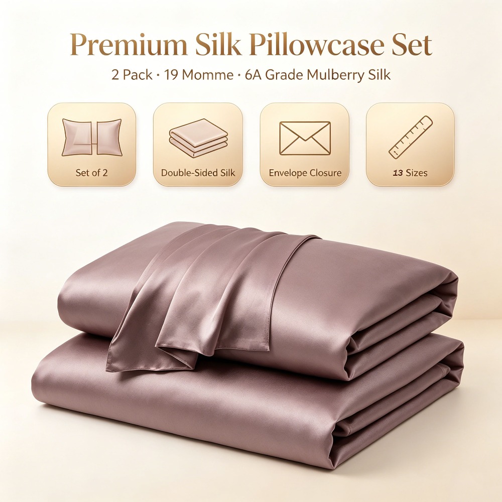 2 Pack Suit 19 Momme Mulberry  - огляд і ціна Home Improvement Business