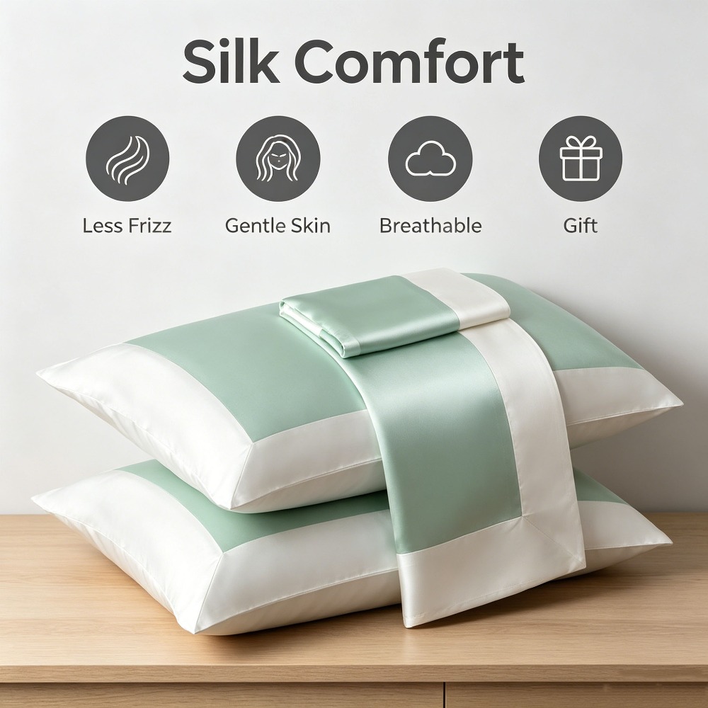2 Pcs Mulberry Silk PillowCase - огляд і ціна Home Improvement Business