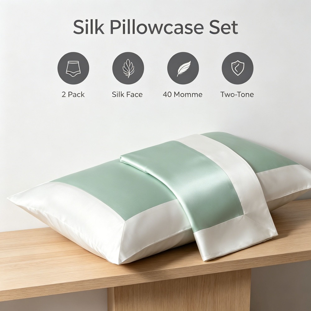 2 Pcs Mulberry Silk PillowCase - огляд і ціна Home Improvement Business