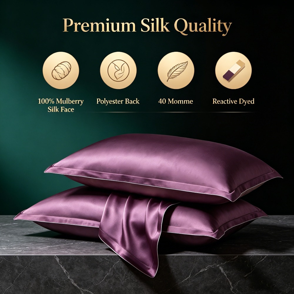 40 Momme Mulberry Silk Pillowc - огляд і ціна Home Improvement Business