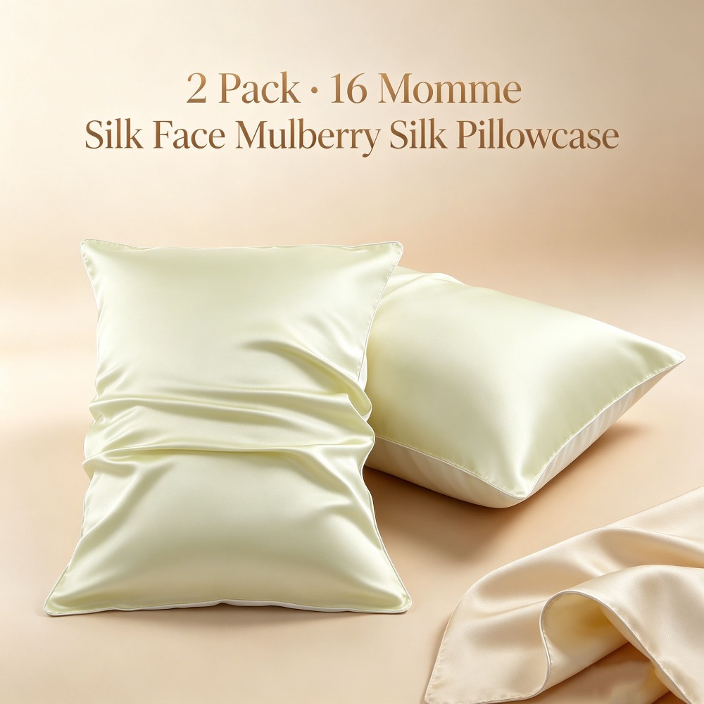2 Pack 16 Momme Mulberry Silk  - огляд і ціна Home Improvement Business