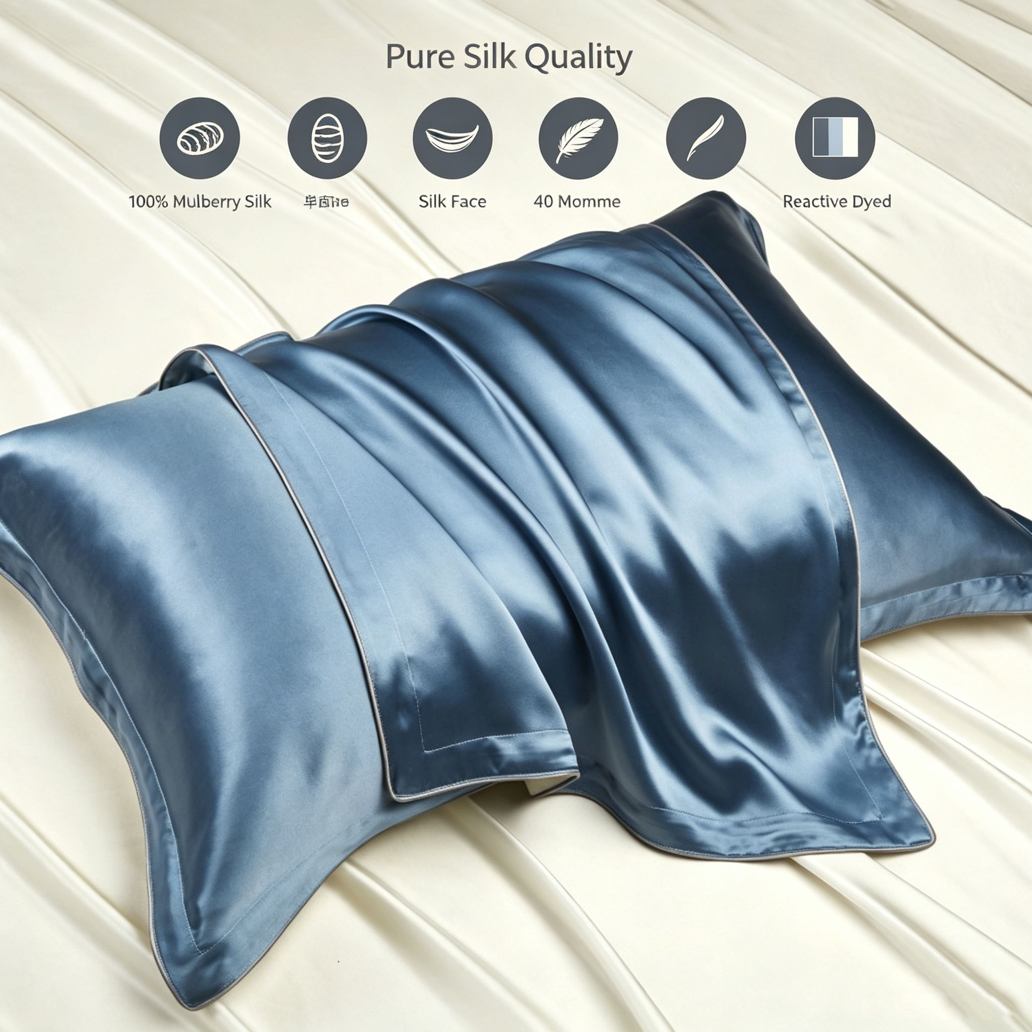 40 Momme Silk Pillowcase Front - огляд і ціна Home Improvement Business