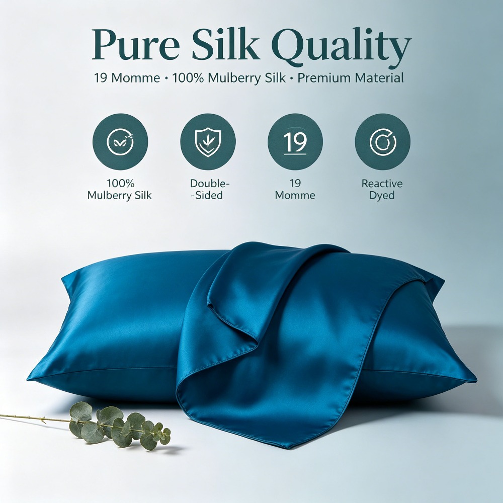 19 Momme Silk Pillowcase 1pc 1 - огляд і ціна Home Improvement Business
